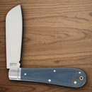 Rough Ryder Reserve Patriarch Folding Knife D2 Tool Steel Blade Denim Micarta Handle