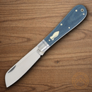 Rough Ryder Reserve Patriarch Folding Knife D2 Tool Steel Blade Denim Micarta Handle