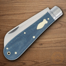 Rough Ryder Reserve Patriarch Folding Knife D2 Tool Steel Blade Denim Micarta Handle