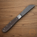Rough Ryder Reserve Grandaddy Folding Knife Damascus Steel Blade Brown Micarta Handle