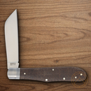 Rough Ryder Reserve Grandaddy Folding Knife D2 Tool Steel Blade Brown Micarta Handle