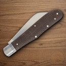 Rough Ryder Reserve Grandaddy Folding Knife D2 Tool Steel Blade Brown Micarta Handle
