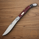 Rough Ryder Reserve Sabacc Folding Knife 4.25" D2 Tool Steel Blade Black/Burgundy Micarta Handle