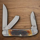 Rough Ryder Reserve Roundup Pocket Knife D2 Tool Steel Blade Brown Stag Bone Handle