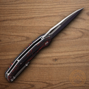 Rough Ryder Reserve Folding Knife 3.75" D2 Tool Steel Blade Black/Red G10 Handle