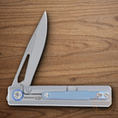 Rough Ryder Reserve Folding Knife 2.75" D2 Tool Steel Blade Blue G10/Carbon Fiber Handle