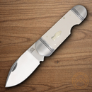 Rough Ryder Reserve Ghost Fish Folding Knife D2 Tool Steel Blade White Micarta Handle