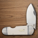 Rough Ryder Reserve Ghost Fish Folding Knife D2 Tool Steel Blade White Micarta Handle