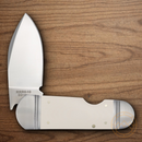 Rough Ryder Reserve Ghost Fish Folding Knife D2 Tool Steel Blade White Micarta Handle
