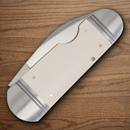 Rough Ryder Reserve Ghost Fish Folding Knife D2 Tool Steel Blade White Micarta Handle