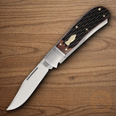 Rough Ryder Reserve Large Trapper Pocket Knife Stainless Steel Blade Brown Bone Handle