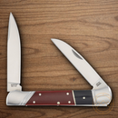 Rough Ryder Reserve Pocket Knife D2 Tool Steel Blade Black/Red Micarta Bone Handle