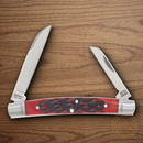 Rough Ryder Reserve Congress Pocket Knife D2 Tool Steel Blades Red Bone Handle
