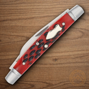 Rough Ryder Reserve Congress Pocket Knife D2 Tool Steel Blades Red Bone Handle