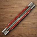Rough Ryder Reserve Congress Pocket Knife D2 Tool Steel Blades Red Bone Handle