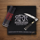 Rough Ryder Reserve Whiskey Folding Knife D2 Tool Steel Blade Brown Micarta Handle