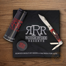 Rough Ryder Reserve Splitback Whittler Pocket Knife D2 Tool Steel Blades Red Bone Handle