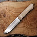 Real Steel Bushcraft III Fixed Knife 4" D2 Tool Steel Blade Coyote Tan G10 Handle