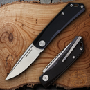 Real Steel Luna Lite Folding Knife 2.75" D2 Tool Steel Blade Black G10 Handle
