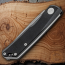 Real Steel Luna Lite Folding Knife 2.75" D2 Tool Steel Blade Black G10 Handle