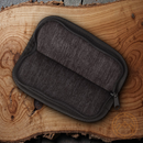 Spyderco Large Nylon Pouch Black logo on Front Nylon Construction 7" x 3" x 1"