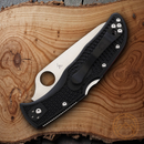 Spyderco Endela Folding Knife 3.5" Part Serrated VG-10 Steel Blade FRN Handle