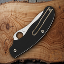 Spyderco UK Pen Folding Knife 3" CTS-BD1 Steel Blade Black FRN Handle 94PBK3
