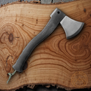 Schrade 5.25" Matte Finish 3Cr13 Steel Axe Head 3.75 Cutting Edge Rubber Handle