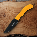 Schrade Uncle Henry Hunting Set Fixed Knife Stainless Blades Orange ABS Handles