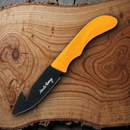 Schrade Uncle Henry Hunting Set Fixed Knife Stainless Blades Orange ABS Handles