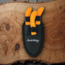 Schrade Uncle Henry Hunting Set Fixed Knife Stainless Blades Orange ABS Handles