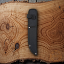Straight Knife Sheath Durable Black Nylon With Snap Closure For Up To 6" Blade