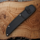 Straight Knife Sheath Durable Black Nylon With Snap Closure For Up To 6" Blade