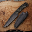 Stroup Knives Bravo 4 Fixed Knife 6" 1095HC Steel Full Tang Blade G10 Handle