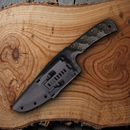 Stroup Knives Bravo 4 Fixed Knife 6" 1095HC Steel Full Tang Blade G10 Handle