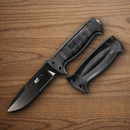 Smith & Wesson GripSwap Fixed Knife 5" Stainless Steel Blade Black Rubber Handle