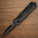 Smith & Wesson Out The Front Folding Knife 3.25" AUS-8 Steel Blade Black Aluminum Handle
