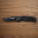 Smith & Wesson ExtremeOps Folding Knife 3.5" Stainless Steel Blade Black Coated Skeletonized Handle