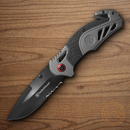 Smith & Wesson Folding Knife 3.25" Stainless Steel Blade Black/Gray Aluminum Handle
