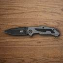 Smith & Wesson M&P Folding Knife 2.75" Stainless Steel Blade Black/Gray Aluminum Handle