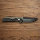 Smith & Wesson M&P Folding Knife 3.5" Stainless Steel Blade Green/Black Nylon/Rubber Handle