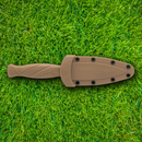 Smith & Wesson Boot Fixed Knife 3" Stainless Steel Blade Tan Rubber Handle