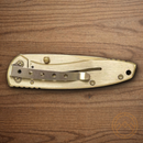 Smith & Wesson Executive Gold Folding Knife Stainless Steel Blade Stainless Handle