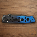 Smith & Wesson ExtremeOps Folding Knife Teflon Steel Blade Blue/Black Aluminum Handle
