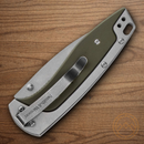 Smith & Wesson Freighter Folding Knife 3.5" 8Cr13MoV Steel Blade Green Stainless/G10 Handle