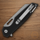Smith & Wesson Sideburn Folding Knife 3" Stainless Steel Blade Black G10 Handle