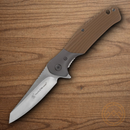Smith & Wesson Stave Folding Knife 3" Stainless Steel Blade Natural Micarta Handle