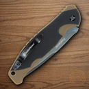Smith & Wesson Freelancer Folding Knife 3.5" 8Cr13MoV Steel Blade Black/Tan G10 Handle