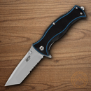 Smith & Wesson M&P Officer Folding Knife 3.13" 8Cr13MoV Steel Blade Black/Blue G10 Handle