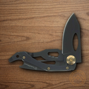 Smith & Wesson Small Folding Knife 2" Stainless Steel Blade Black Stainless Handle